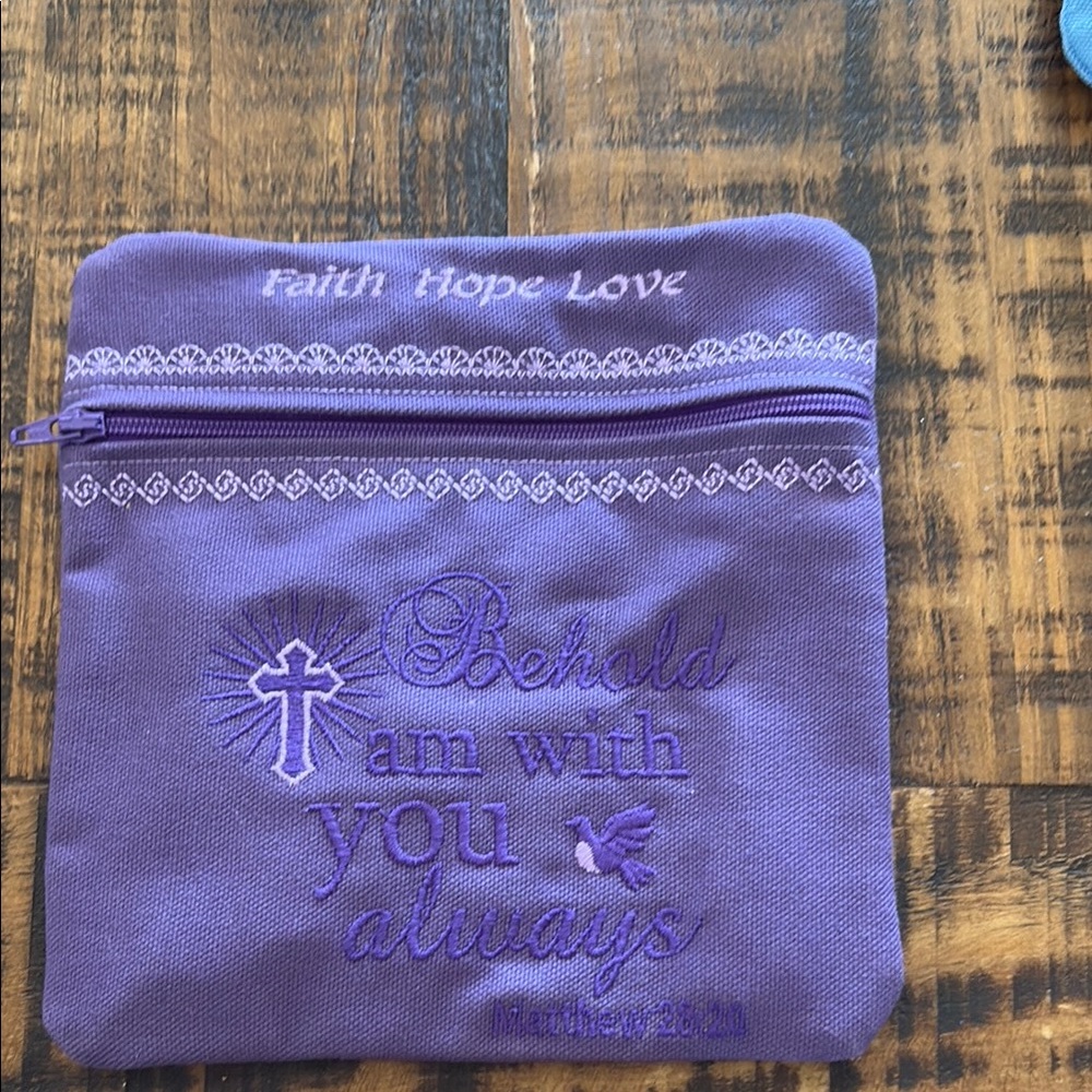 Purple Inspirational Pouch